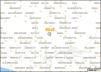 map of Huje