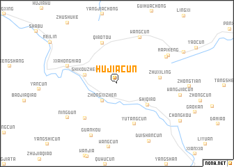 map of Hujiacun