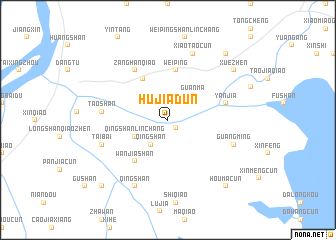 map of Hujiadun