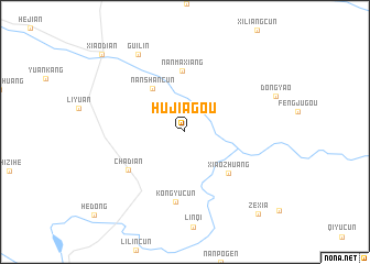 map of Hujiagou