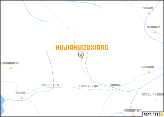 map of Hujiahuizuxiang