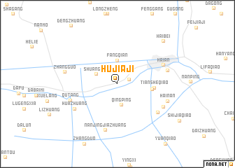 map of Hujiaji