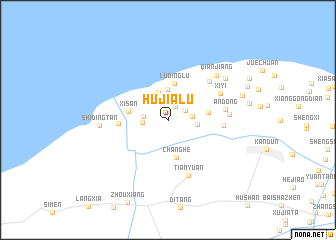 map of Hujialu
