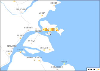 map of Hujiang