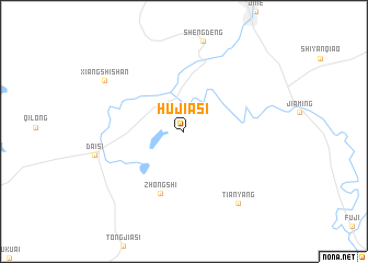 map of Hujiasi