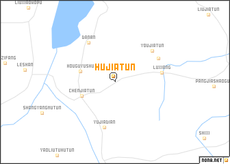map of Hujiatun
