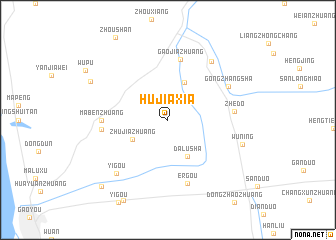 map of Hujiaxia