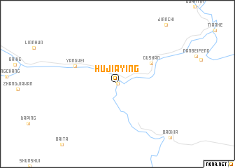 map of Hujiaying