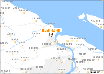 map of Hujiazhai
