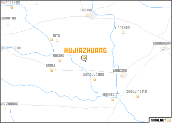 map of Hujiazhuang