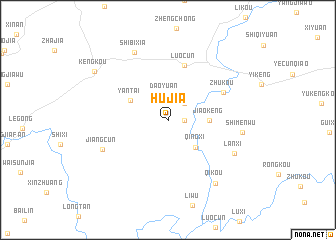 map of Hujia