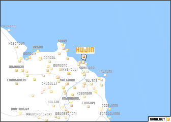 map of Hujin