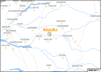 map of Ḩujjāj