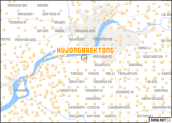 map of Hujŏngbaek-tong