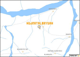 map of Ḩujrat al Bayḑah