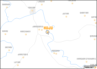 map of Huju
