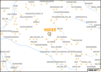 map of Hūker