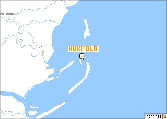 map of Hukitola