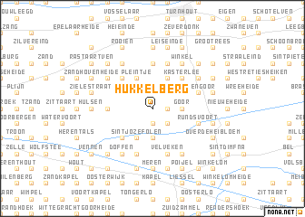 map of Hukkelberg