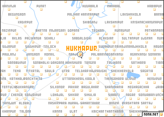 map of Hukmāpur