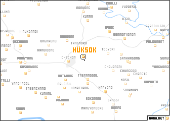 map of Hŭksŏk