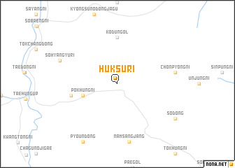 map of Hŭksu-ri
