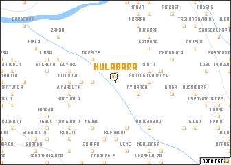 map of Hulabara