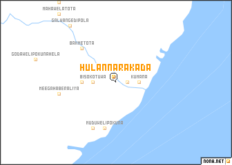 map of Hulannarakada