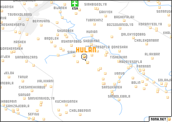 map of Hūlān