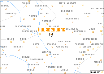 map of Hulaozhuang