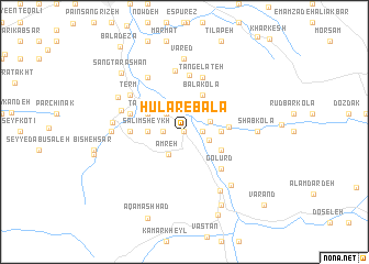 map of Hūlār-e Bālā