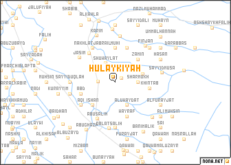 map of Ḩulaykīyah