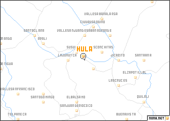 map of Hula