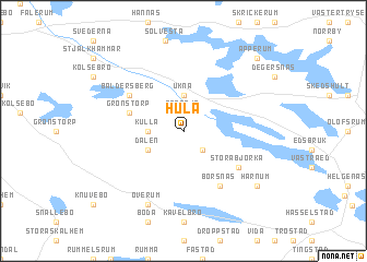 map of Hula