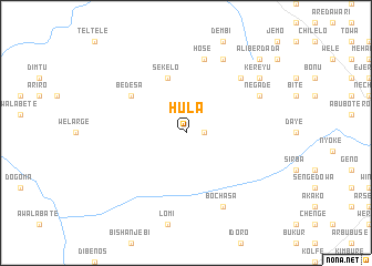 map of Hula