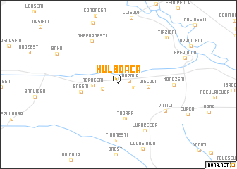 map of Hulboaca