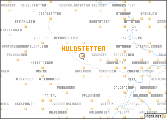 map of Huldstetten