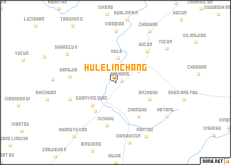 map of Hule Linchang