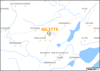 map of Hulettʼs