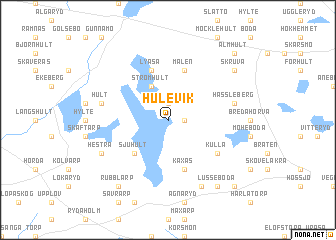 map of Hulevik