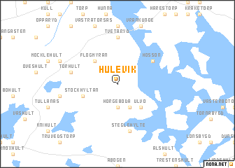 map of Hulevik