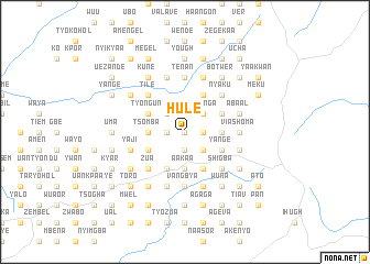 map of Hule