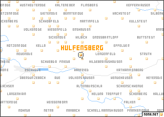 map of Hülfensberg