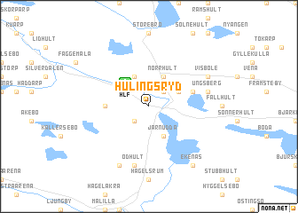 map of Hulingsryd