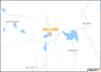 map of Huliyār