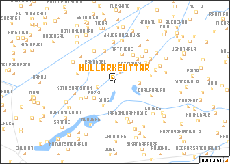 map of Hullarke Uttār