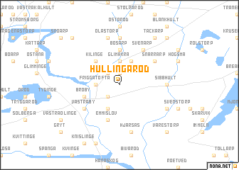 map of Hullingaröd