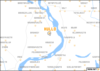 map of Hüllő