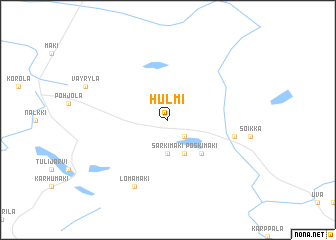 map of Hulmi