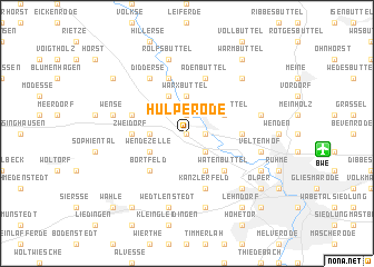 map of Hülperode